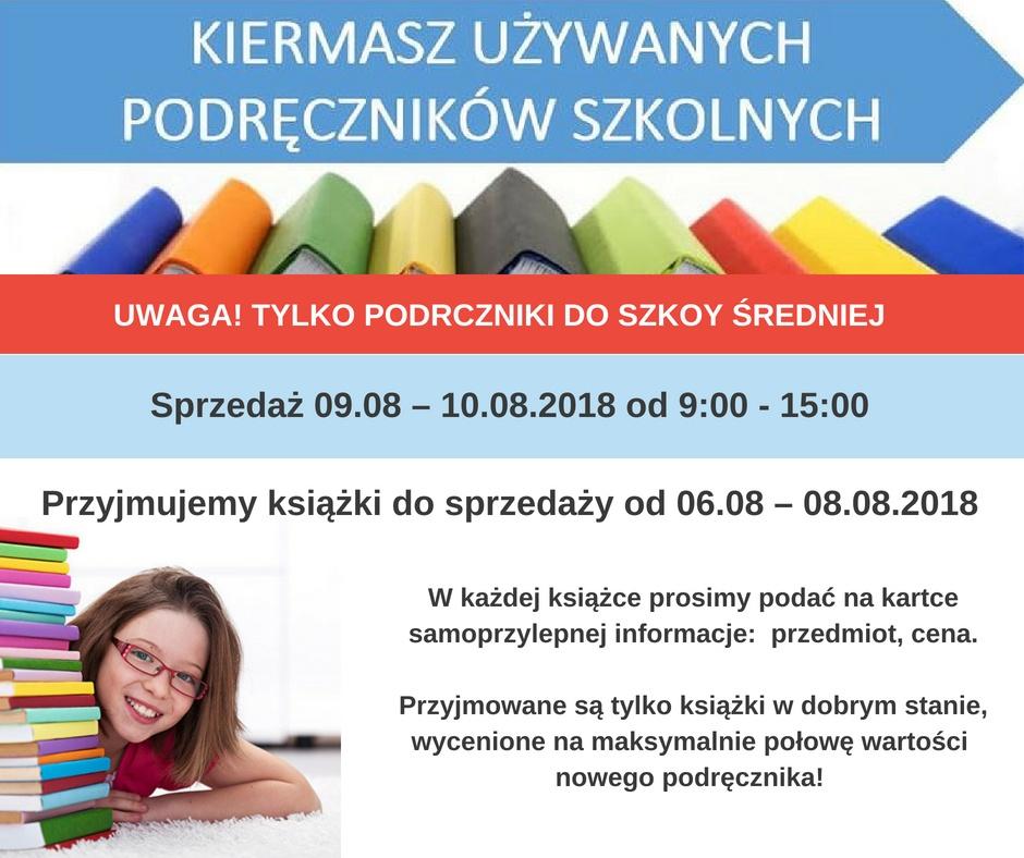 kiermasz podręczników 2018