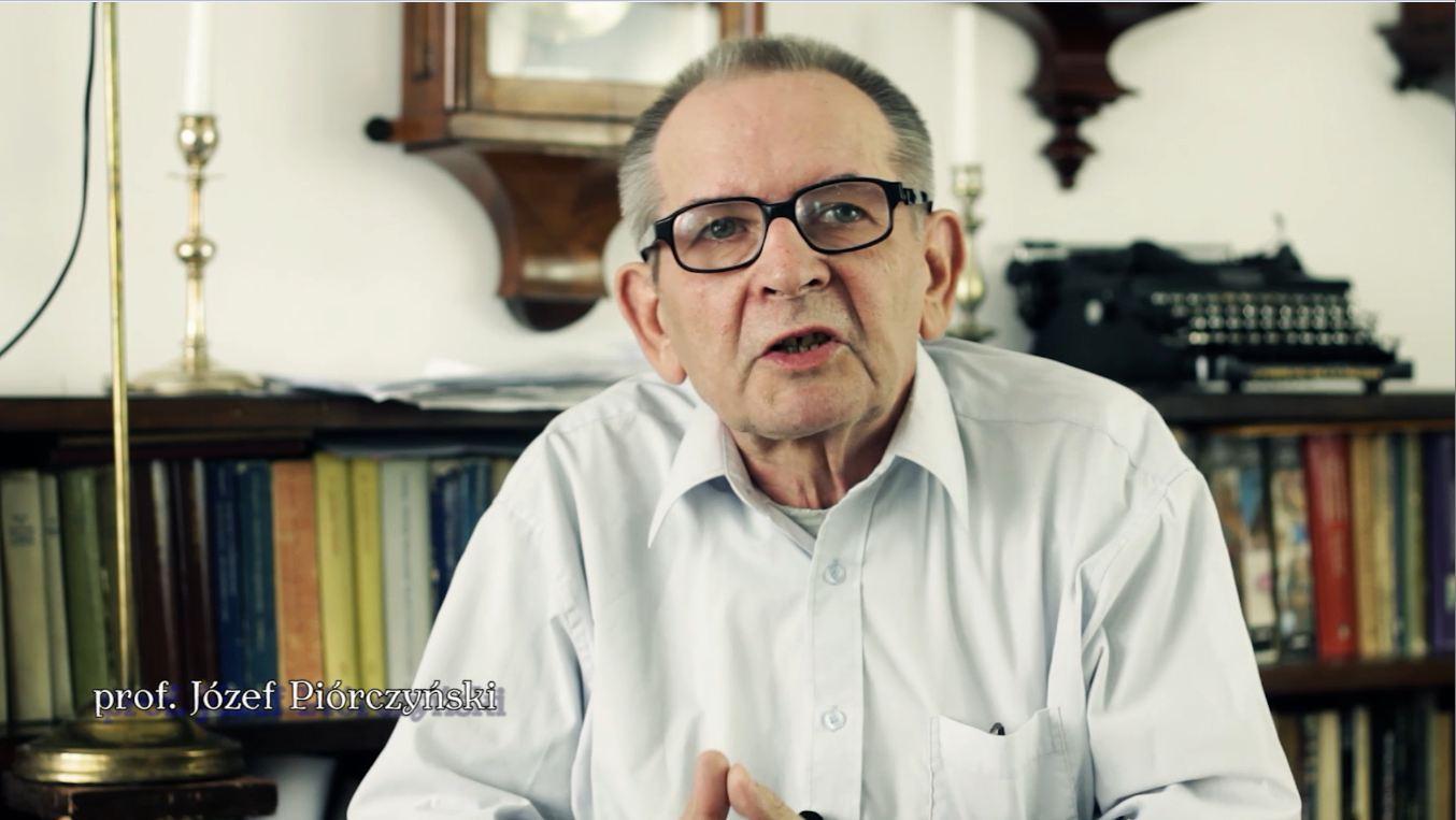 Józef Piórczyński – filozof, autor opracowania Absolut, człowiek, świat: studium myśli Jakuba Böhme i jej źródeł (kadr z filmu)