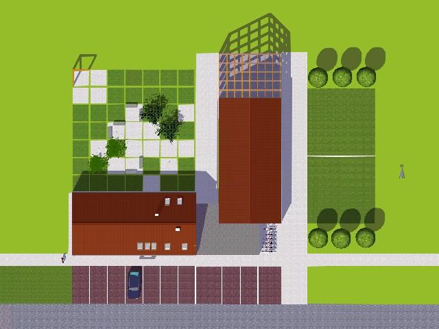 Wizualizacja projektów przysłupowych świetlic wiejskich wykonanych w ramach operacji Świetlica przysłupowa – świetlica marzeń – projekty budowlane dla Partnerstwa Izerskiego (ilus. Adam Cebula)