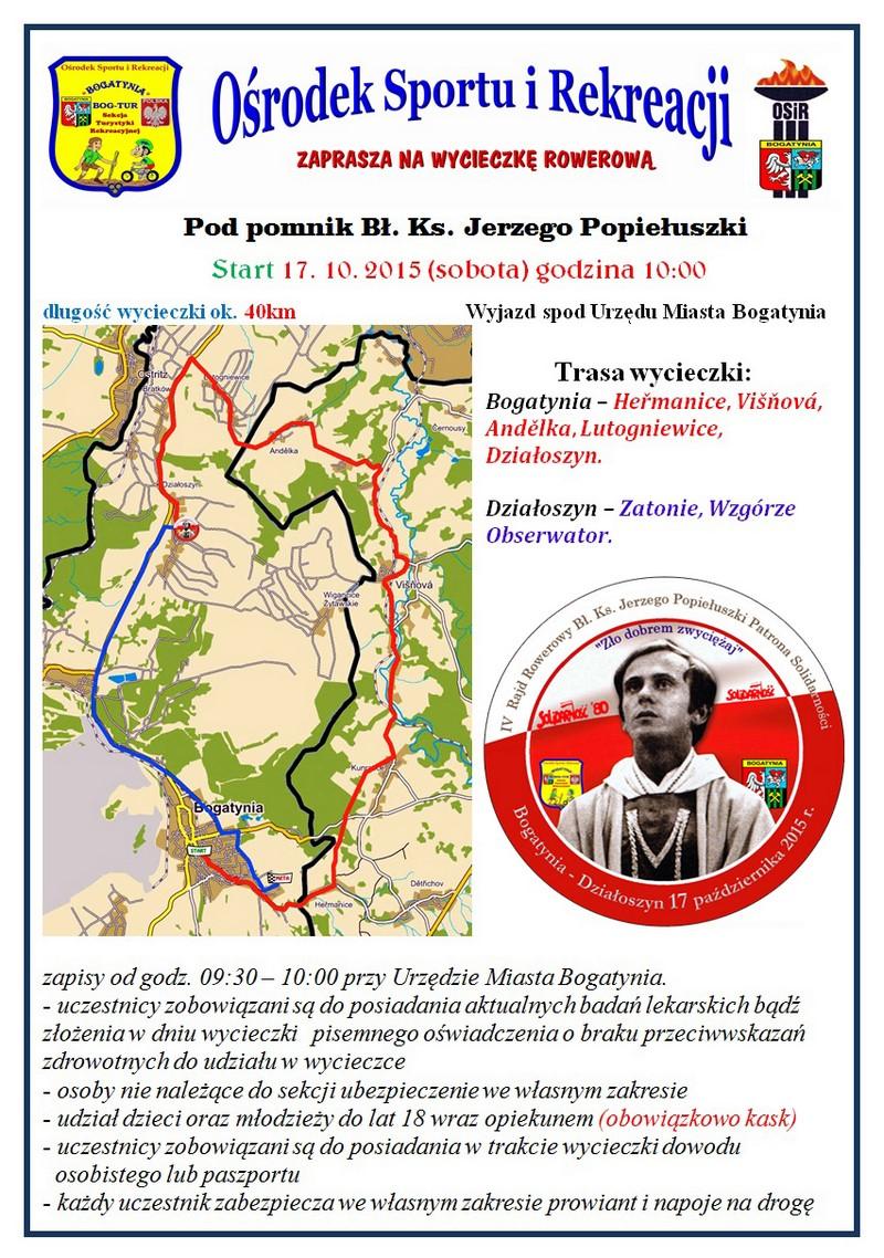 Wycieczka pod pomnik Popiełuszki