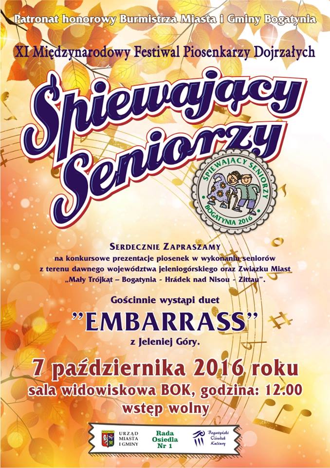 XI Międzynarodowy Festiwal Piosenkarzy Dojrzałych 