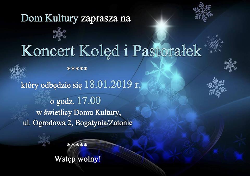 Koncert Kolęd i Pastorałek