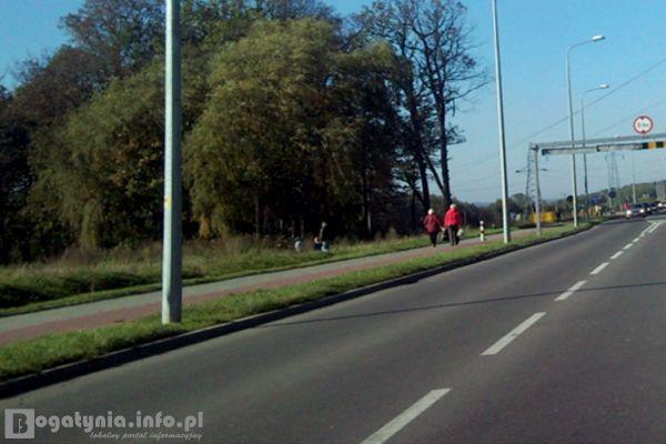 Ścieżka rowerowa na Alei Solidarności, fot. bogatynia.info.pl