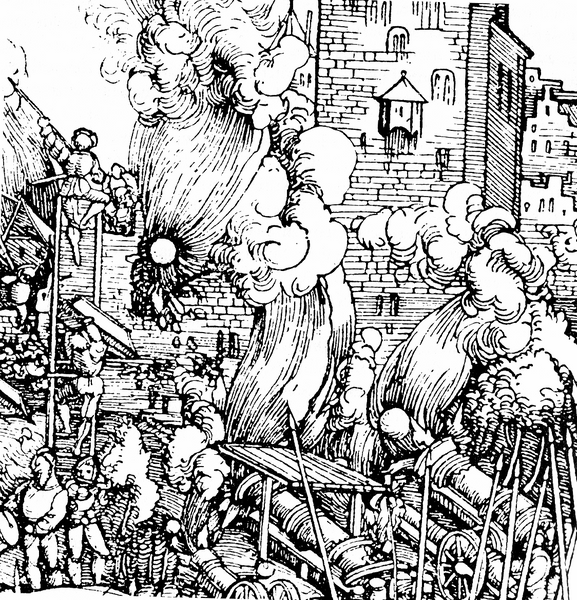 Model ataku armatniego w XVI-wiecznym podręczniku Le diverse et artificiose machine del capitano Agostino Ramelli