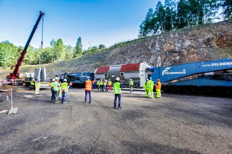 Stojan generatora już w Elektrowni Turów, fot. PGE GiEK