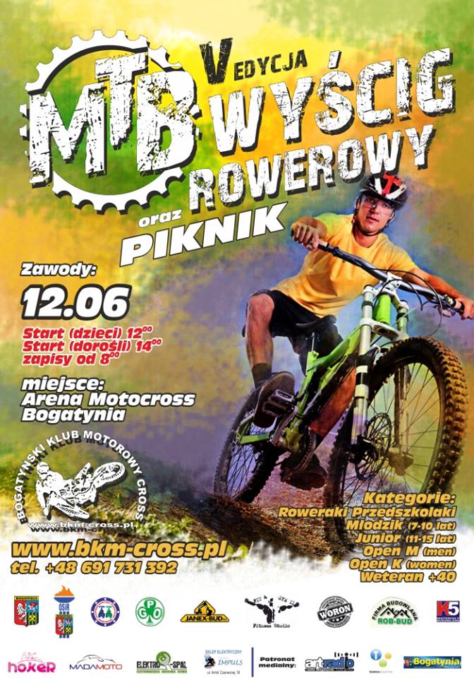 V wyścig rowerowy MTB