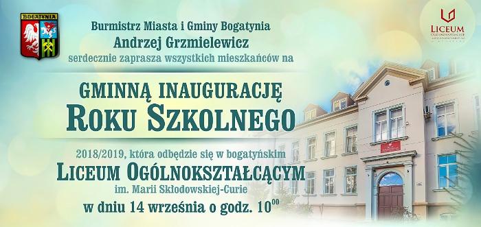 Gminna Inauguracja Roku Szkolnego