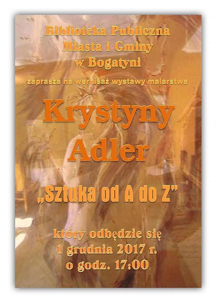 Wernisaż wystawy malarstwa Krystyny Adler