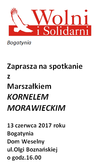Zaproszenie - Kornel Morawiecki