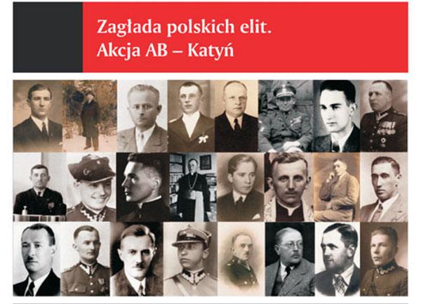 Zagłada polskich elit. Akcja AB – Katyń, fragment plakatu