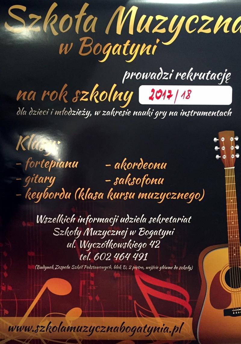 Rekrutacja do Szkoły Muzycznej