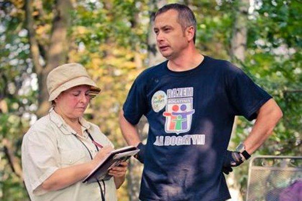 Adam Balcer z Marią Marciniak na Guślarzu (fot. Remigiusz Naruszewicz)