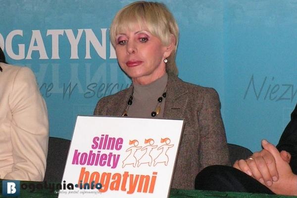 Grażyna Kulczyk podczas konferencji prasowej, fot. bogatynia.info.pl Grażyna Kulczyk podczas konferencji prasowej, bogatynia.info.pl