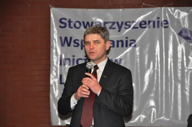 Przewodniczący Bogusław Ziętek spotkał się z powodzianami w Kawiarni „Atena” w marcu br., fot. UMiG Bogatynia