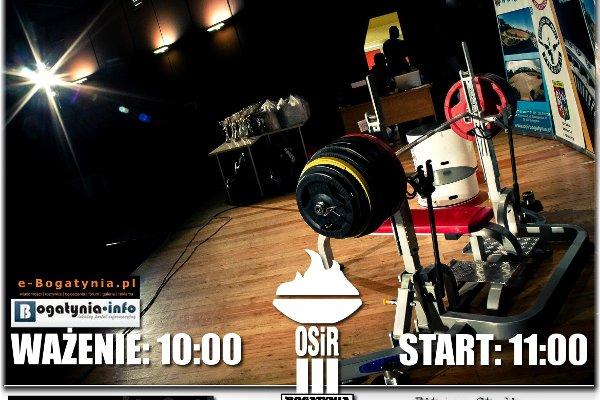 Mistrzostwa Euroregionu Nysa w Wyciskaniu Sztangi Leżąc, fot. OSiR Bogatynia